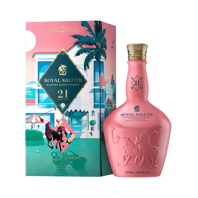 Chivas Royal Salute 21 Year Old Miami Polo Edition