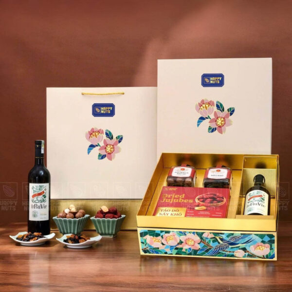 Hộp Quà Đào Thắm Xuân Tình