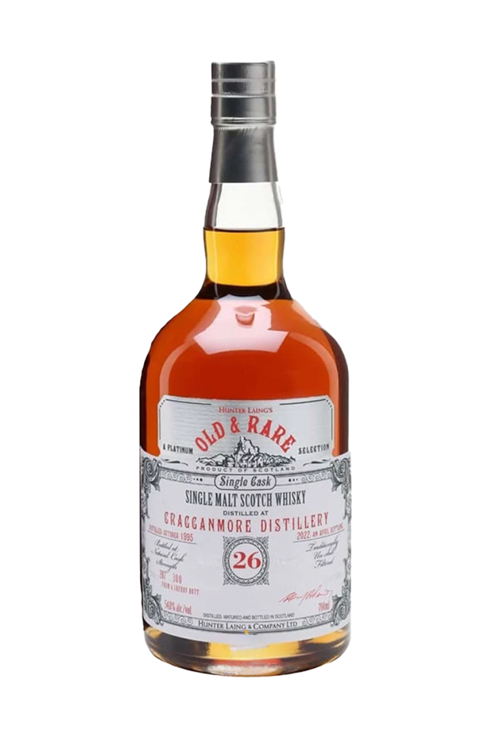 Old & Rare Cragganmore 1995 – 26 Years Old