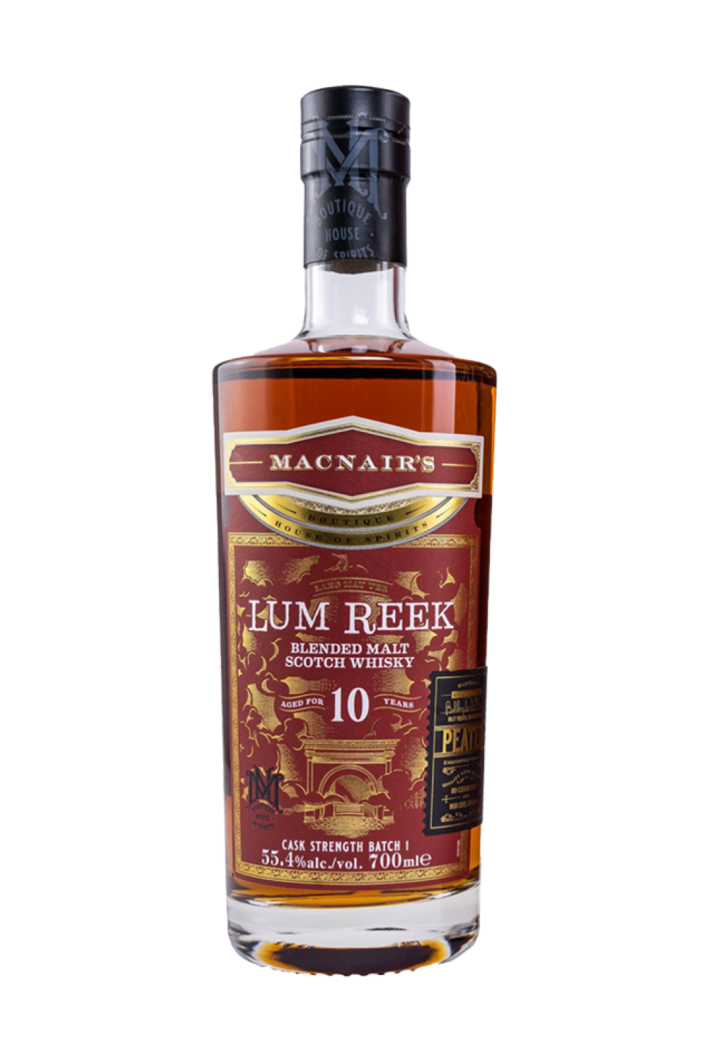 MacNair's Lum Reek Peated 10Y Cask Strength Batch 1