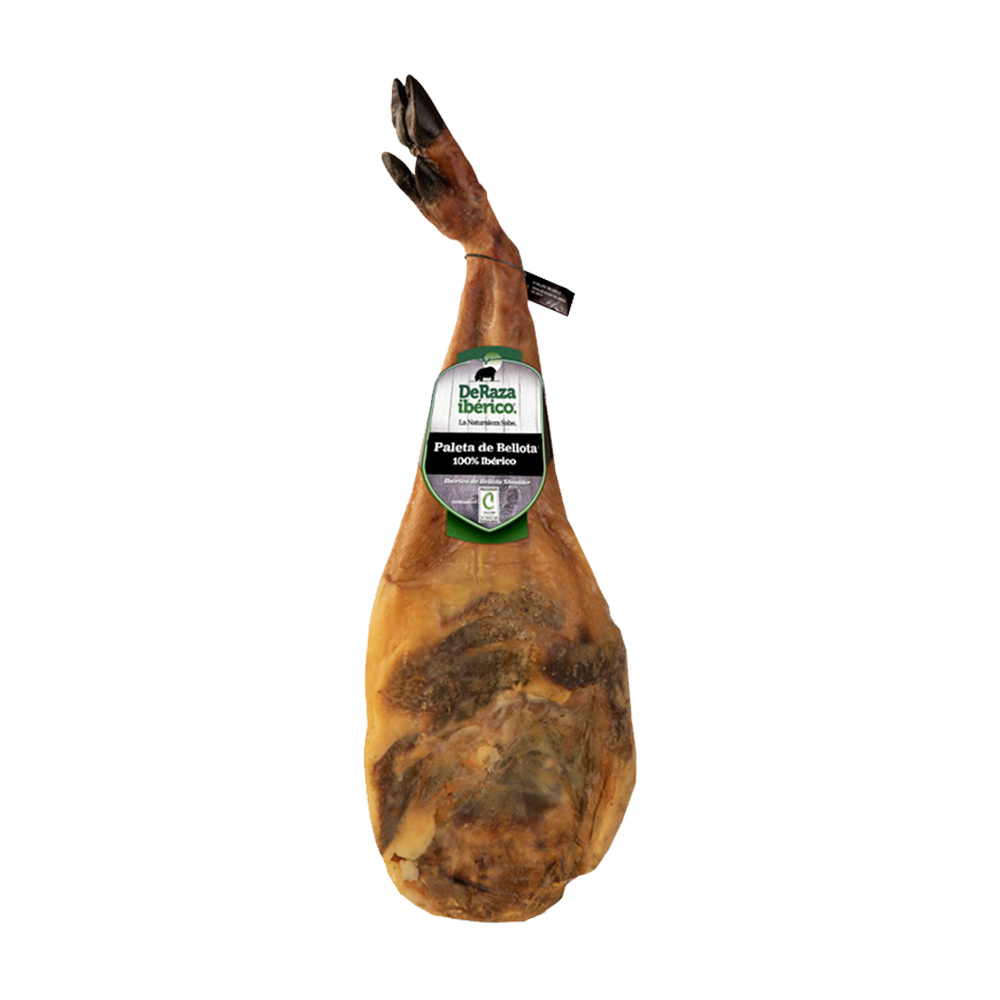 Deraza Iberico đùi trước Bellota thuần chủng 100% có xương muối 48 tháng