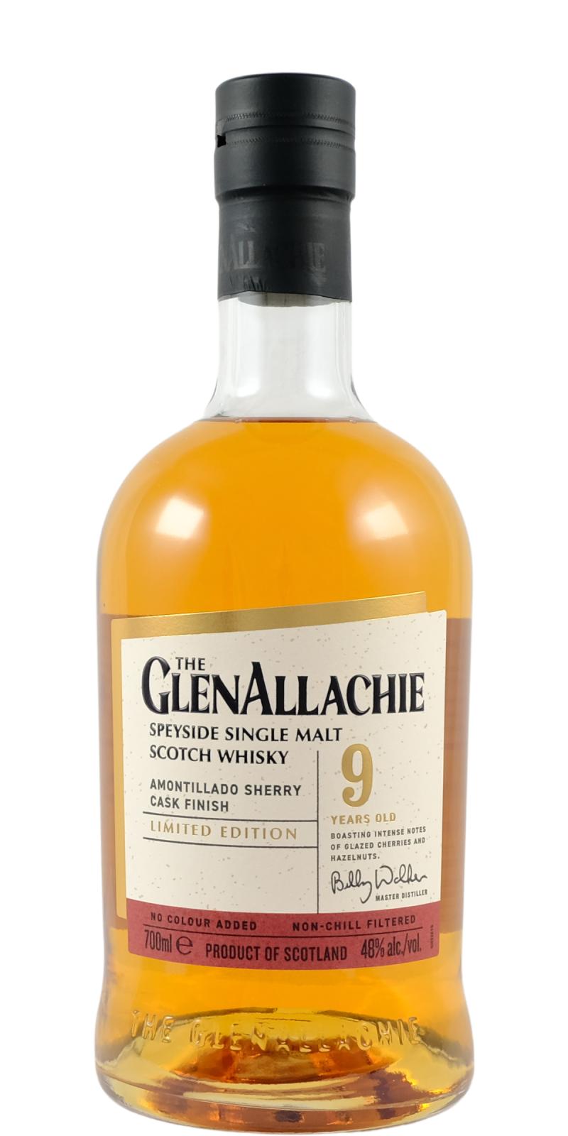 GlenAllachie 9 Năm Amontillado Sherry Cask Finish