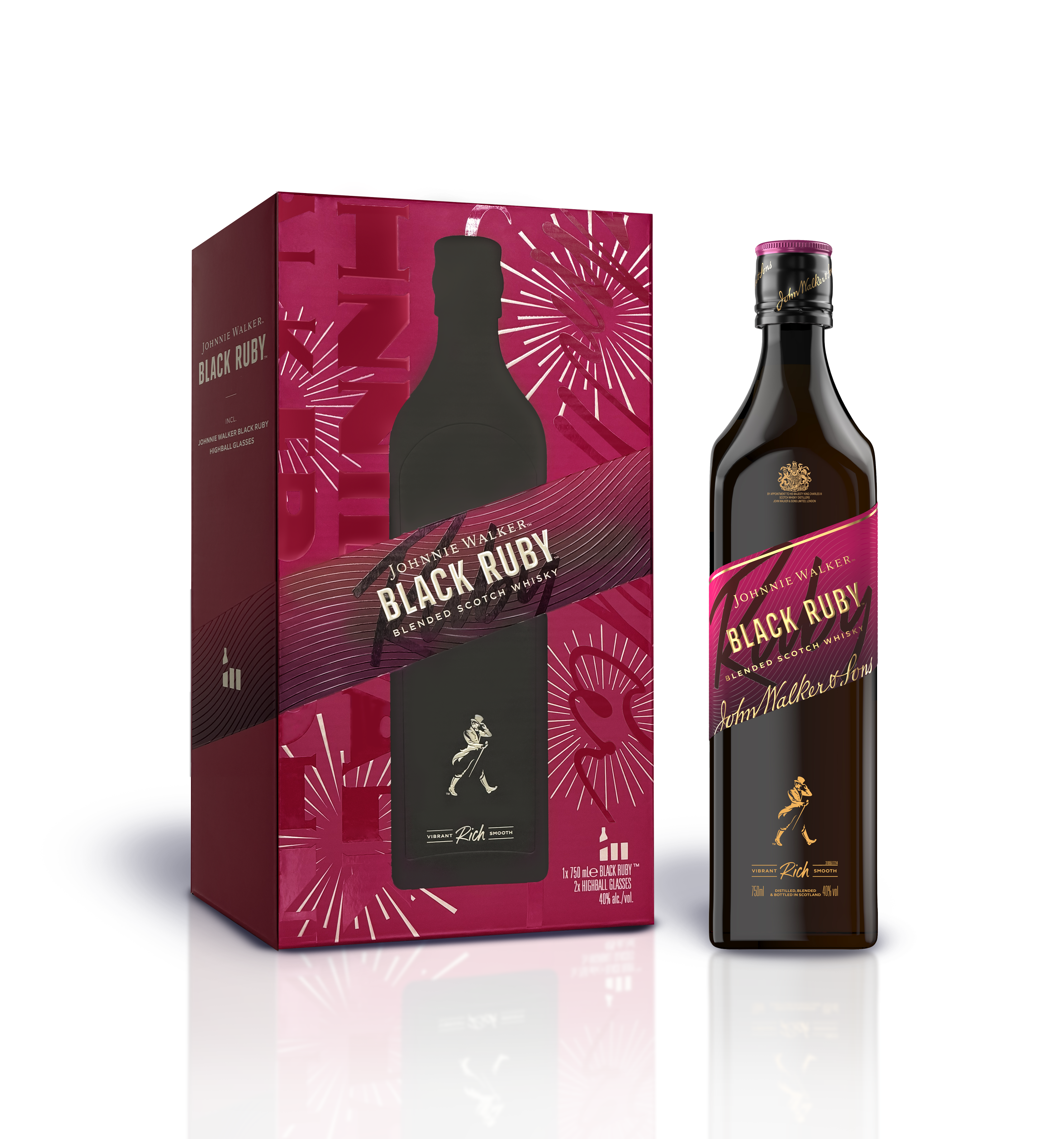 Johnnie Walker Black Ruby Hộp Quà Tết 2027
