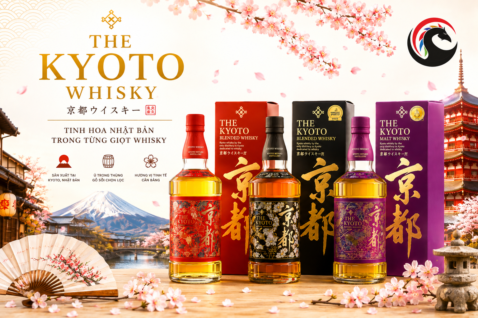 Kyoto Whisky – Khám Phá Dòng Whisky Nhật Mang Hơi Thở Cố Đô Kyoto