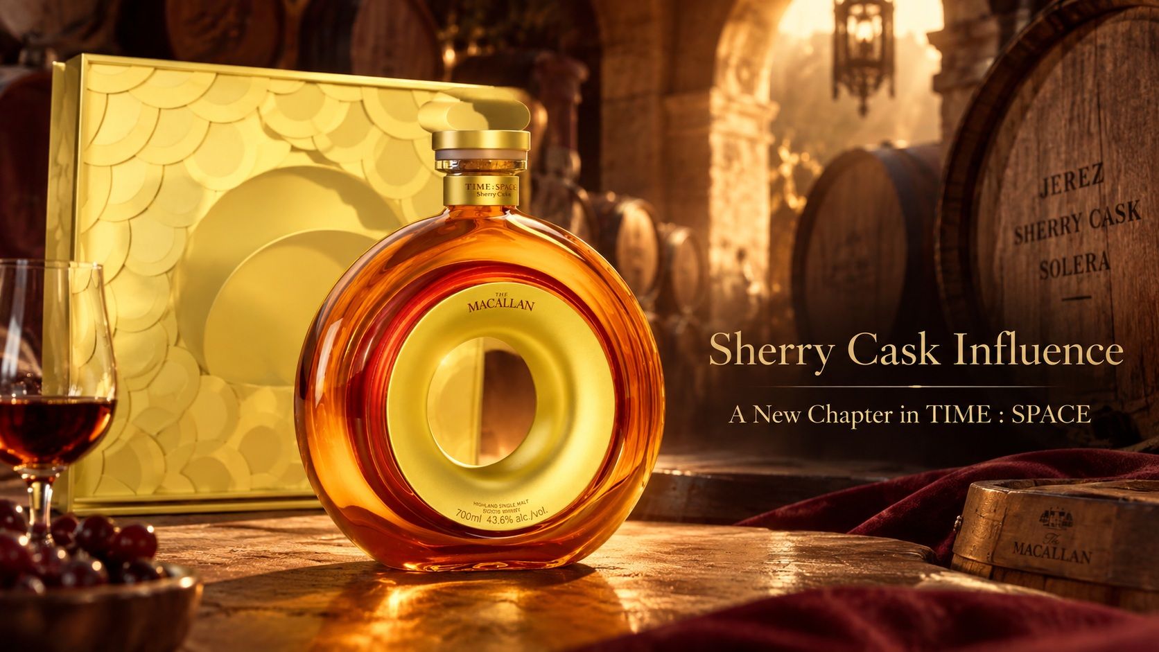 The Macallan TIME : SPACE Sherry Cask – Kiệt Tác Kết Nối Scotland Và Tây Ban Nha