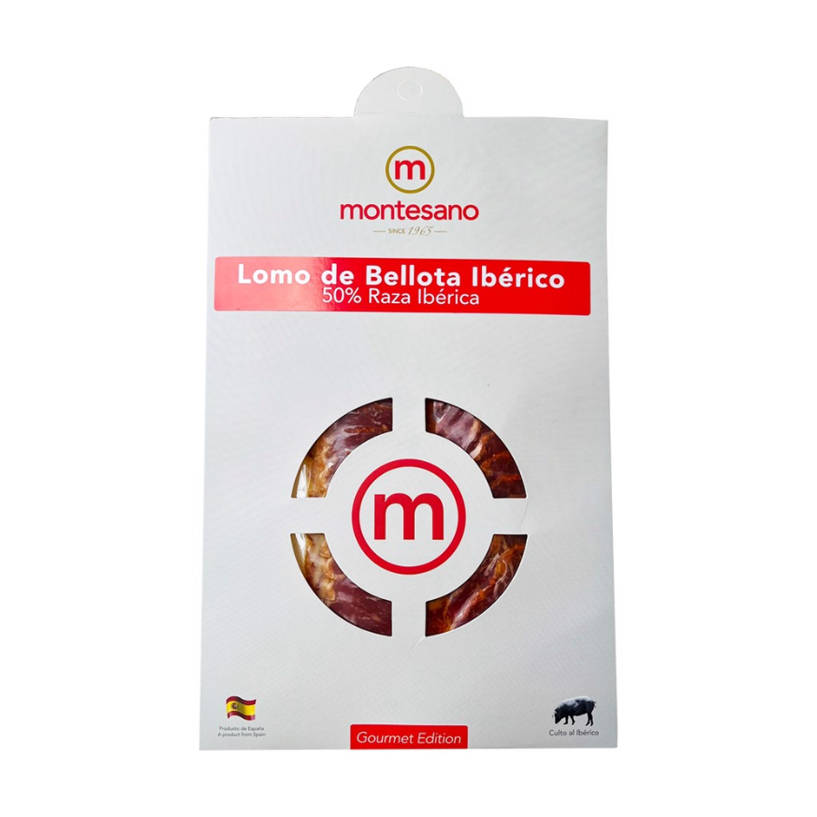 Thịt lưng Iberico Bellota muối cắt lát 100g Montesano