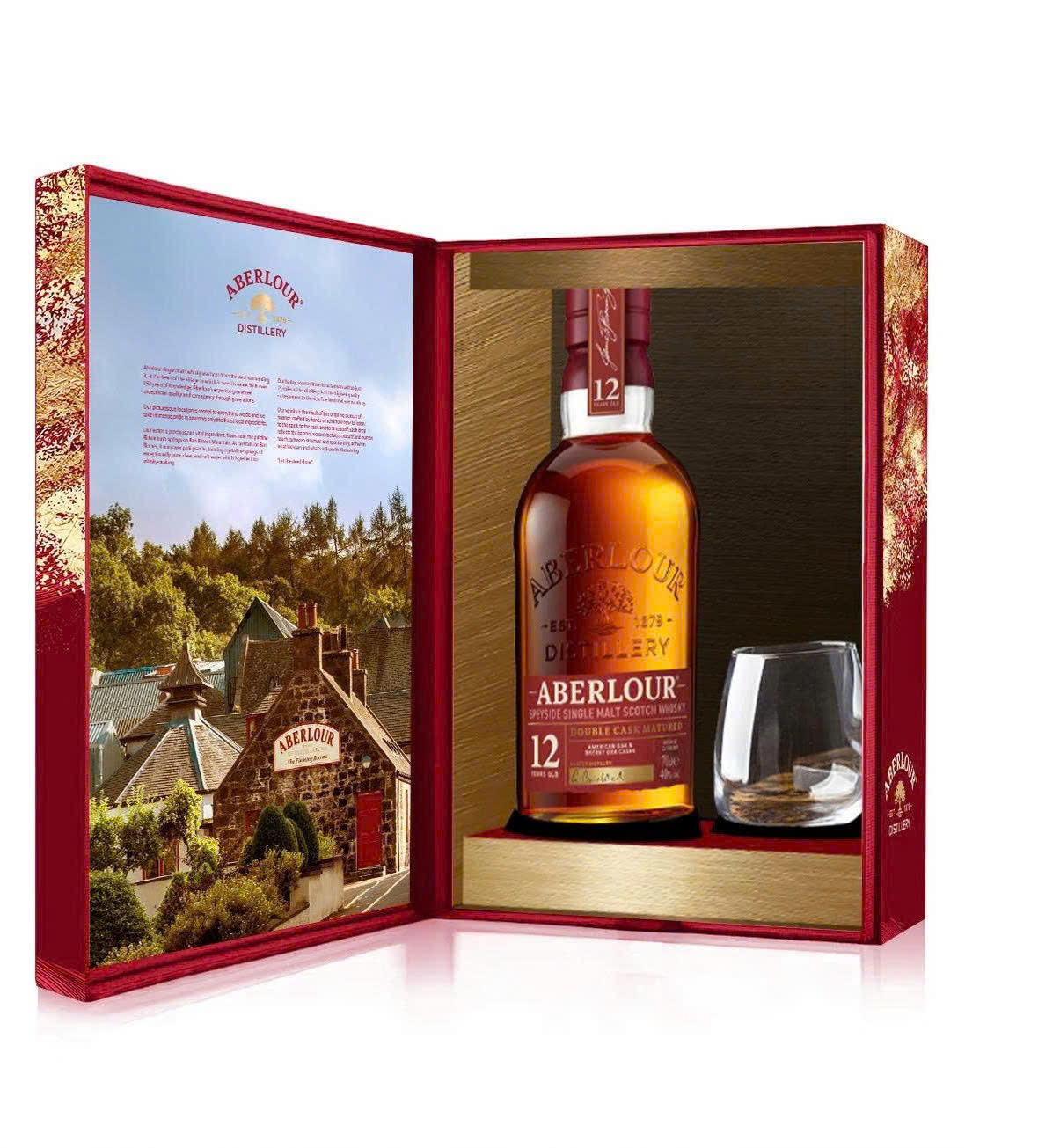 HỘP QUÀ TẾT 2026 – ABERLOUR 12 YEARS OLD DOUBLE CASK MATURED