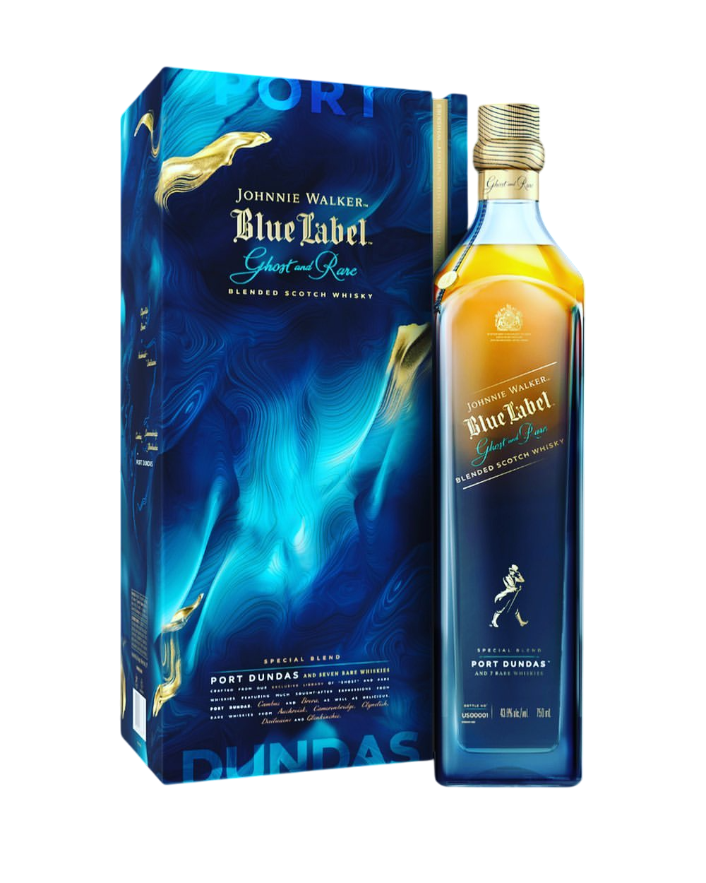 Blue Label Ghost And Rare Glenury Royal