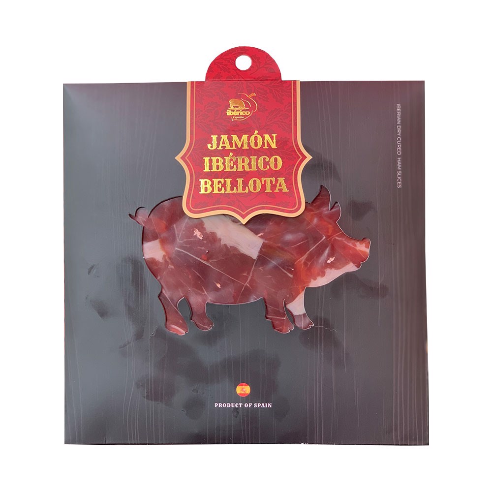 Đùi sau Iberico Bellota cắt lát trên 36 tháng 50g/100g