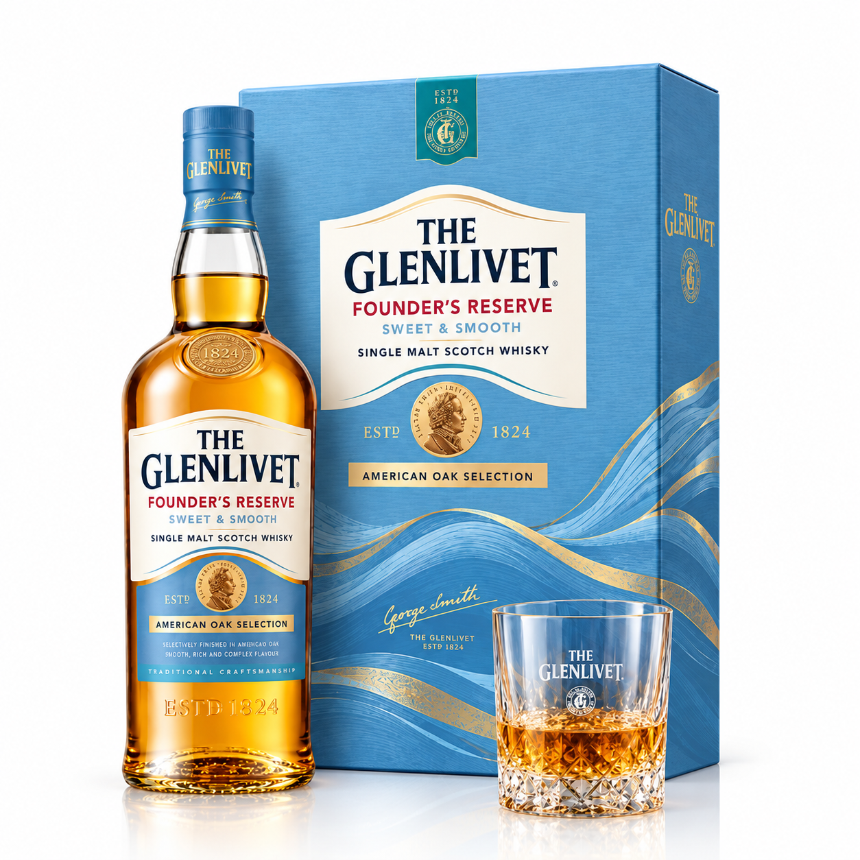 Hộp Quà Tết The Glenlivet Founder’s Reserve 2027
