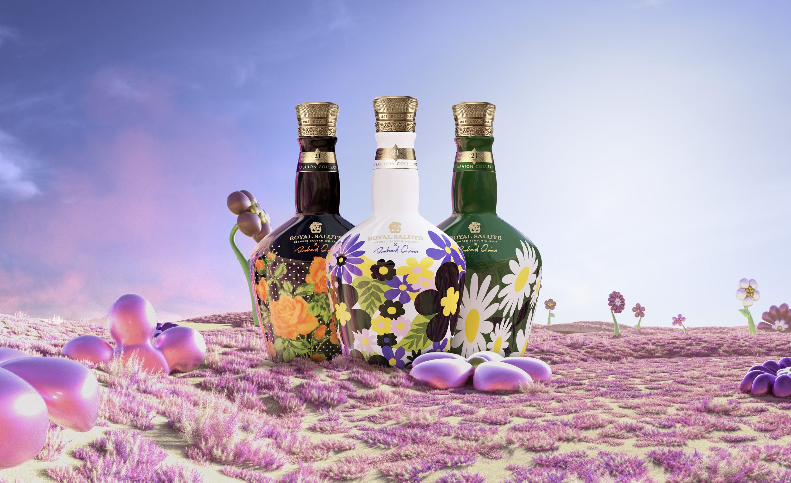 KHI HOA CÚC NỞ TRÊN BÌNH SỨ HOÀNG GIA: ROYAL SALUTE 21 RICHARD QUINN DAISY EDITION II