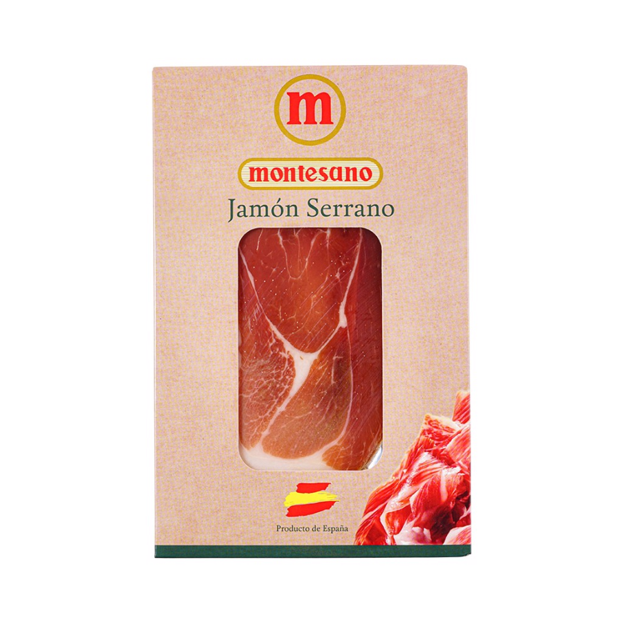Thịt đùi sau Serrano muối cắt lát 100g Montesano