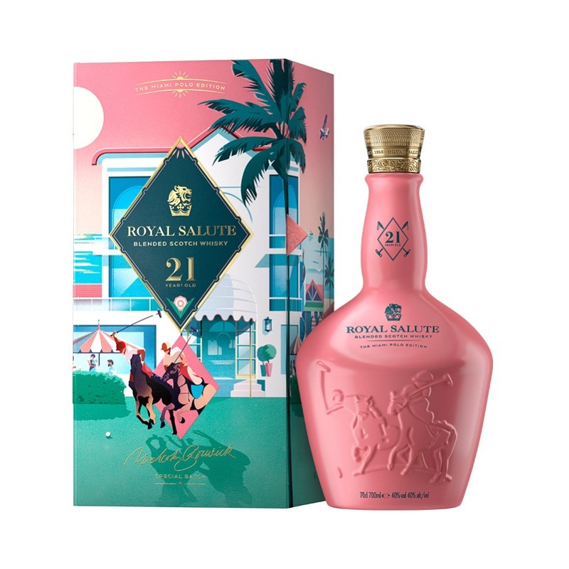 Chivas Royal Salute 21 Year Old Miami Polo Edition